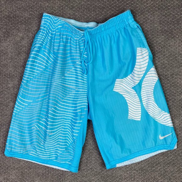 Nike KD Surge Elite Basketball Shorts Men's Large 641306-401 Sky Blue - Picture 1 of 12